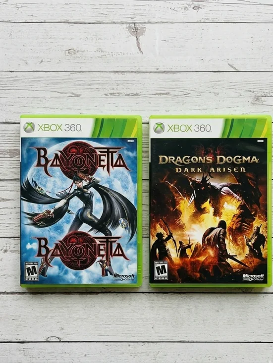 Microsoft Xbox 360 Bayonetta & Dragon’s Dogma Dark Arisen Bundle - Picture 1 of 15